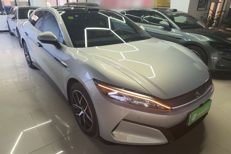 Used BYD Han L 2025 EV Four-Wheel Drive LiDAR Flagship Model Front Right 45 Deg
