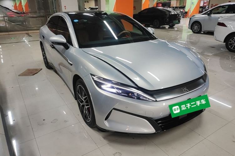 Used BYD Han L 2025 EV Four-Wheel Drive LiDAR Flagship Model Front Right 45 Deg