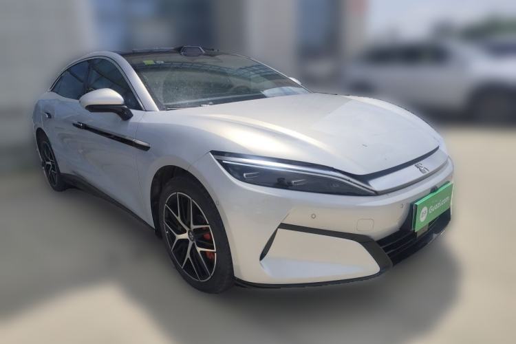 Used BYD Han L 2025 EV Four-Wheel Drive LiDAR Flagship Model Front Right 45 Deg