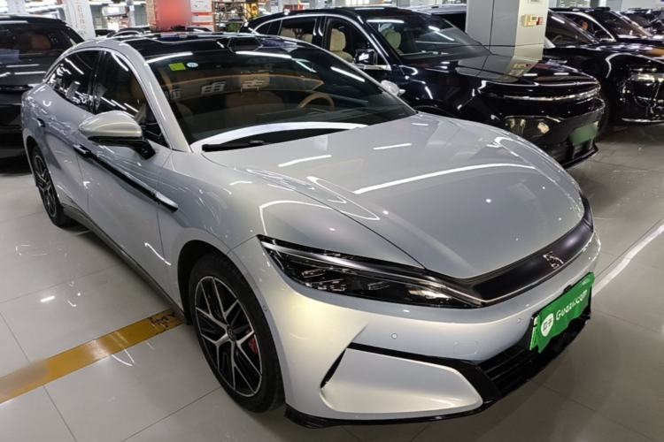 Used BYD Han L 2025 EV Four-Wheel Drive LiDAR Flagship Model Front Right 45 Deg