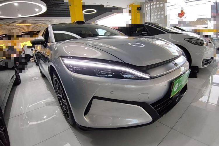 Used BYD Han L 2025 EV Four-Wheel Drive LiDAR Flagship Model Front Right 45 Deg