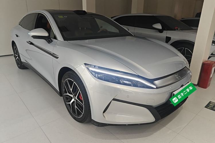 Used BYD Han L 2025 EV Four-Wheel Drive LiDAR Flagship Model Front Right 45 Deg