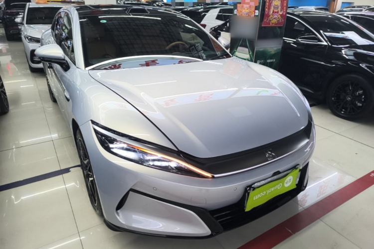Used BYD Han L 2025 EV Four-Wheel Drive LiDAR Flagship Model Front Right 45 Deg