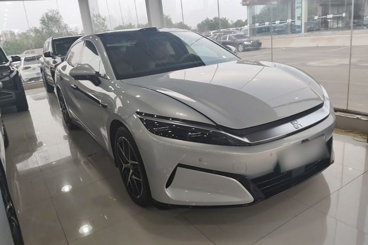 Used BYD Han L 2025 EV Four-Wheel Drive LiDAR Flagship Model Front Right 45 Deg