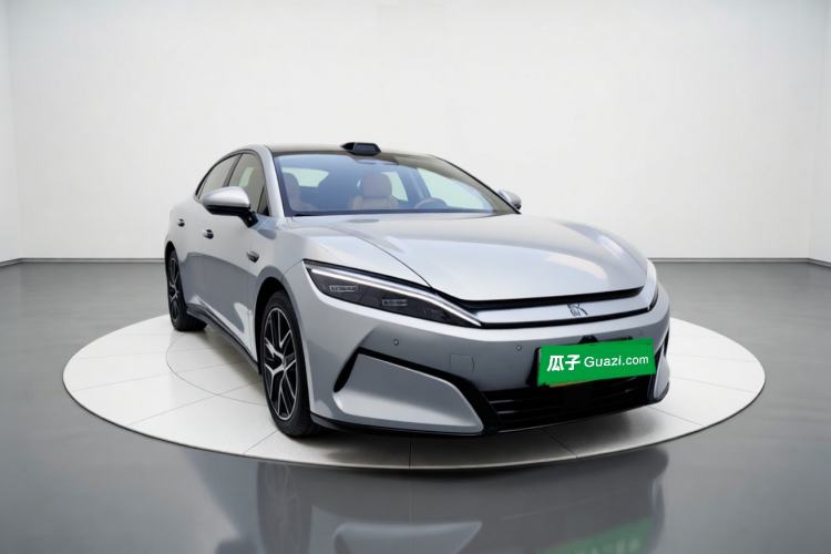 Used BYD Han L 2025 EV Four-Wheel Drive LiDAR Flagship Model Front Right 45 Deg