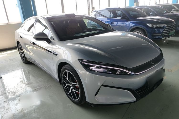 Used BYD Han L 2025 EV Four-Wheel Drive LiDAR Flagship Model Front Right 45 Deg