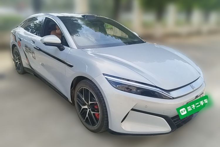 Used BYD Han L 2025 EV Four-Wheel Drive LiDAR Flagship Model Front Right 45 Deg