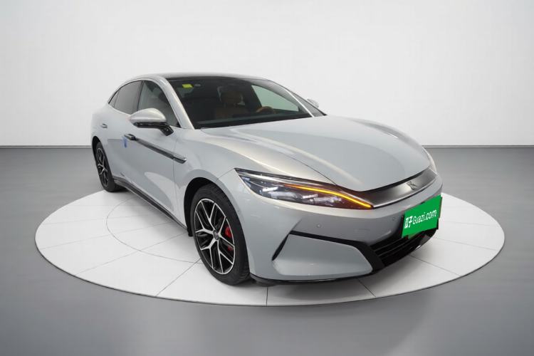 Used BYD Han L 2025 EV Four-Wheel Drive LiDAR Flagship Model Front Right 45 Deg