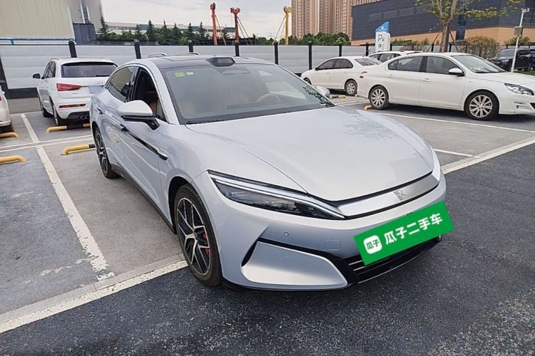 Used BYD Han L 2025 EV Four-Wheel Drive LiDAR Flagship Model Front Right 45 Deg