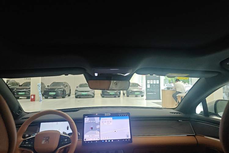 Used BYD Han L 2025 EV Four-Wheel Drive LiDAR Flagship Model Headliner
