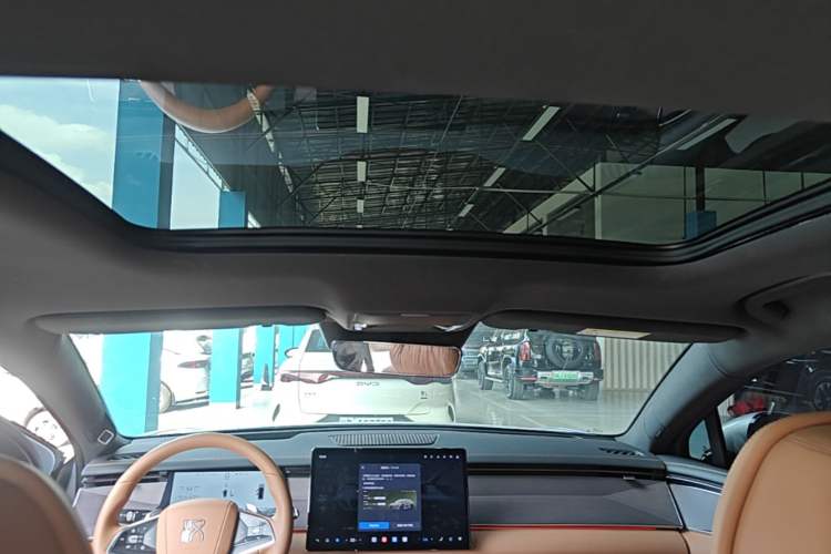 Used BYD Han L 2025 EV Four-Wheel Drive LiDAR Flagship Model Headliner