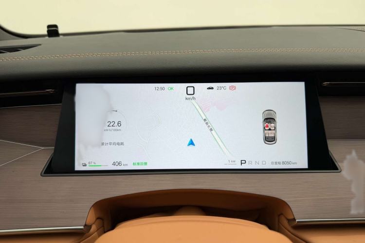 Used BYD Han L 2025 EV Four-Wheel Drive LiDAR Flagship Model Instrument Cluster
