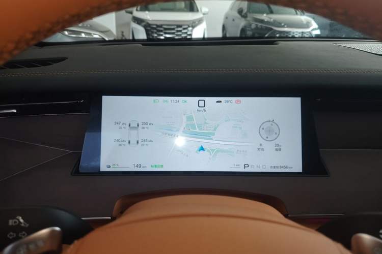 Used BYD Han L 2025 EV Four-Wheel Drive LiDAR Flagship Model Instrument Cluster