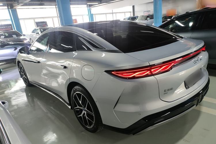 Used BYD Han L 2025 EV Four-Wheel Drive LiDAR Flagship Model Rear Left 45 Deg