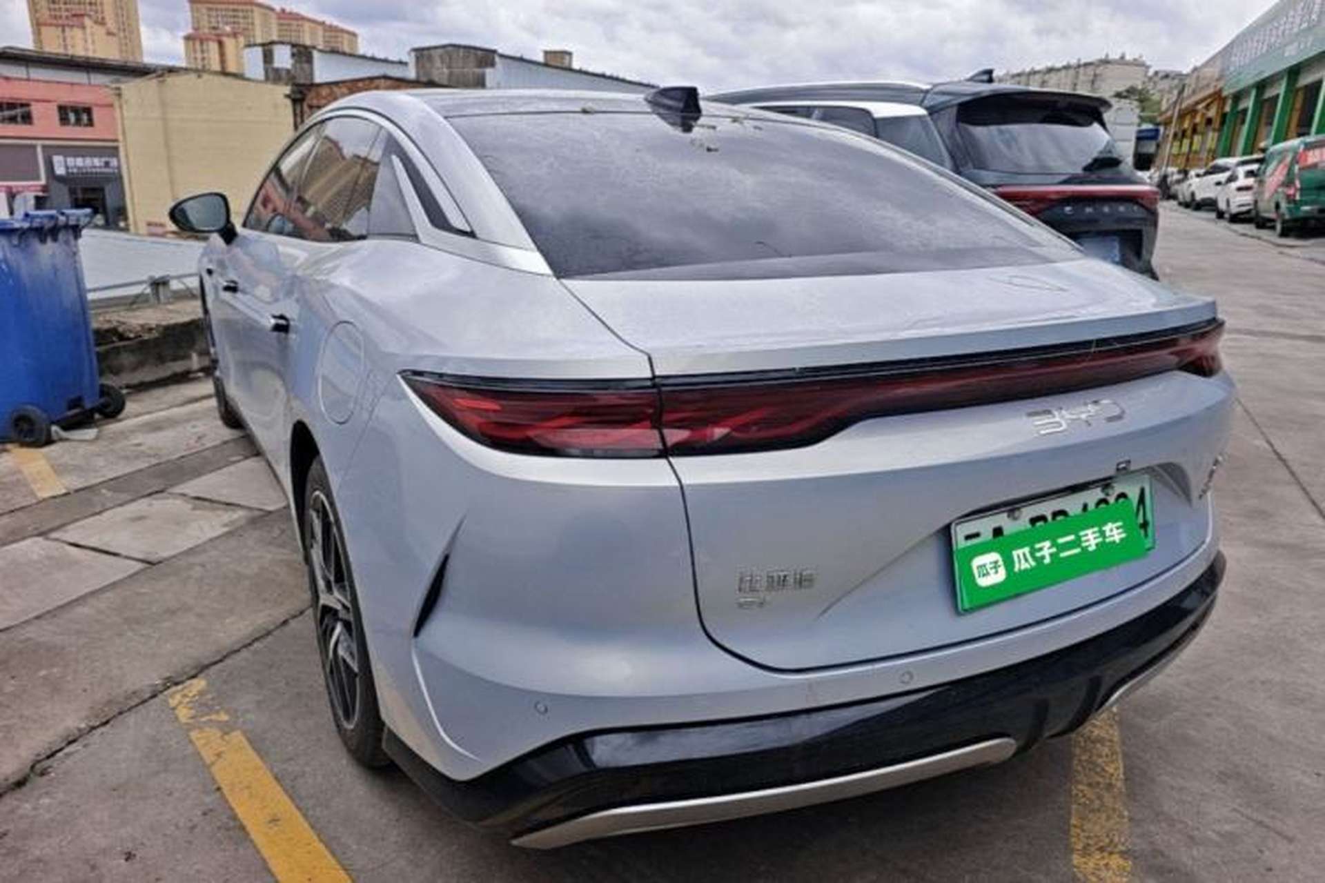 Used BYD Han L 2025 EV Four-Wheel Drive LiDAR Flagship Model Rear Left 45 Deg