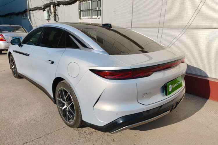 Used BYD Han L 2025 EV Four-Wheel Drive LiDAR Flagship Model Rear Left 45 Deg