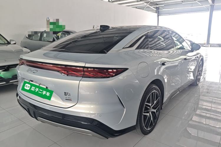 Used BYD Han L 2025 EV Four-Wheel Drive LiDAR Flagship Model Rear Right 45 Deg