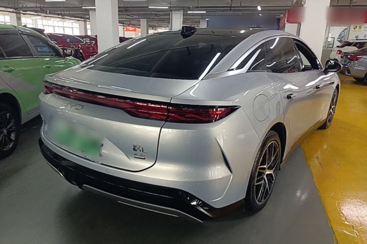 Used BYD Han L 2025 EV Four-Wheel Drive LiDAR Flagship Model Rear Right 45 Deg