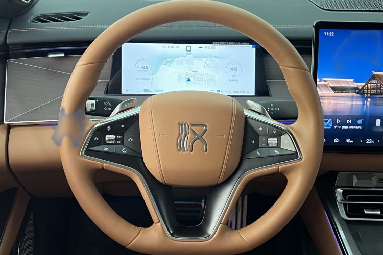 Used BYD Han L 2025 EV Four-Wheel Drive LiDAR Flagship Model Steering Wheel