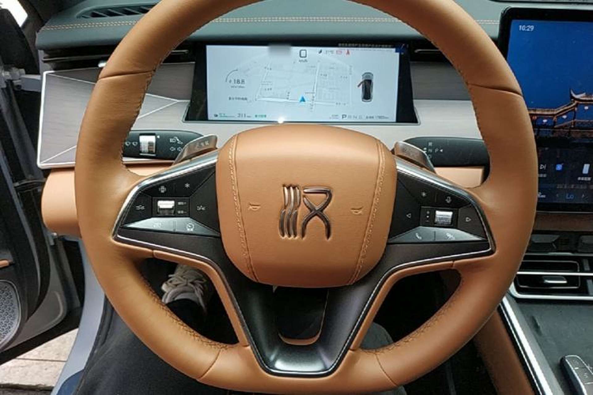 Used BYD Han L 2025 EV Four-Wheel Drive LiDAR Flagship Model Steering Wheel