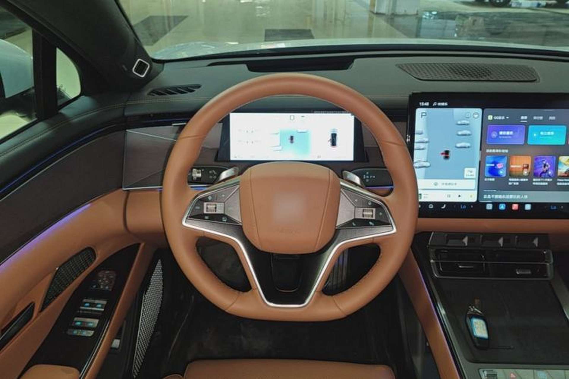 Used BYD Han L 2025 EV Four-Wheel Drive LiDAR Flagship Model Steering Wheel