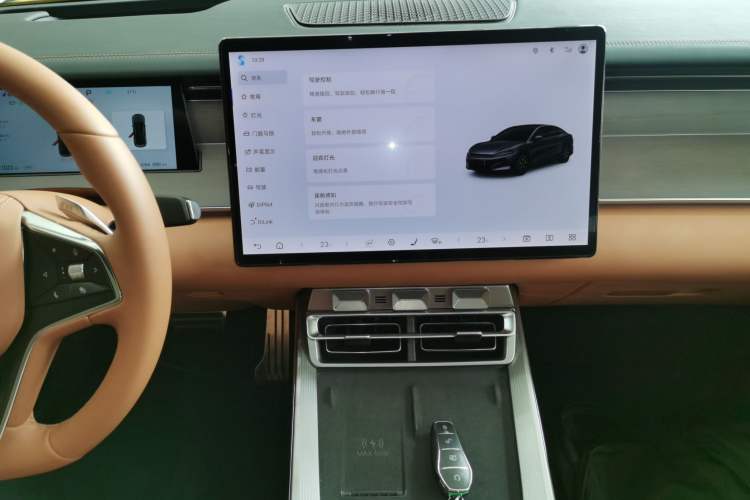 Used BYD Han L 2025 DM-p Four-Wheel-Drive LiDAR Flagship Model Audio And AC Panel