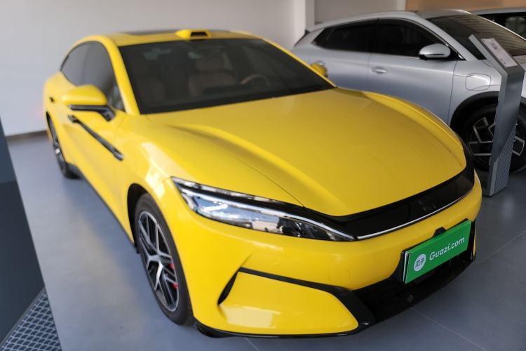 Used BYD Han L 2025 DM-p Four-Wheel-Drive LiDAR Flagship Model Front Right 45 Deg