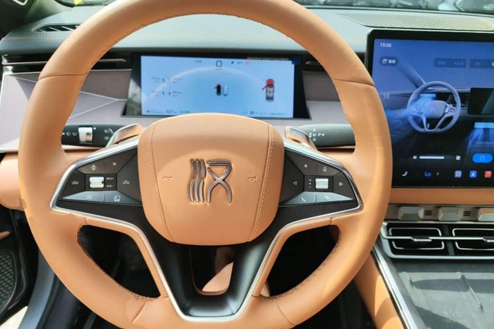Used BYD Han L 2025 EV Four-Wheel Drive LiDAR Flagship Model Steering Wheel