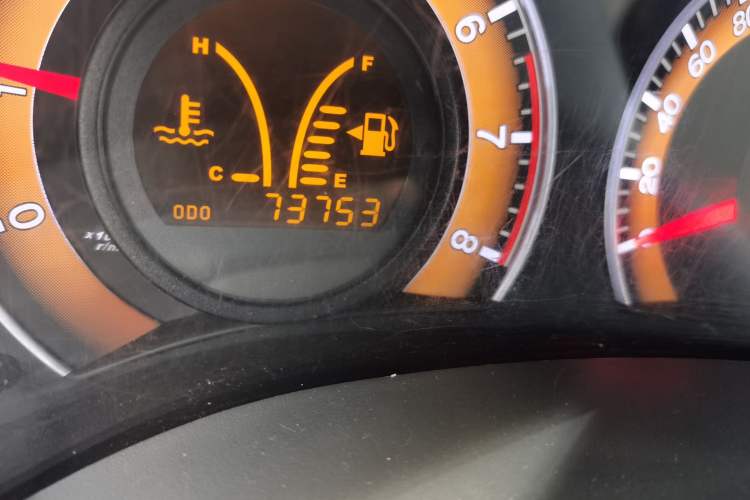 Used BYD L3 2012 1.5L Manual Comfort Edition Odometer Close Up