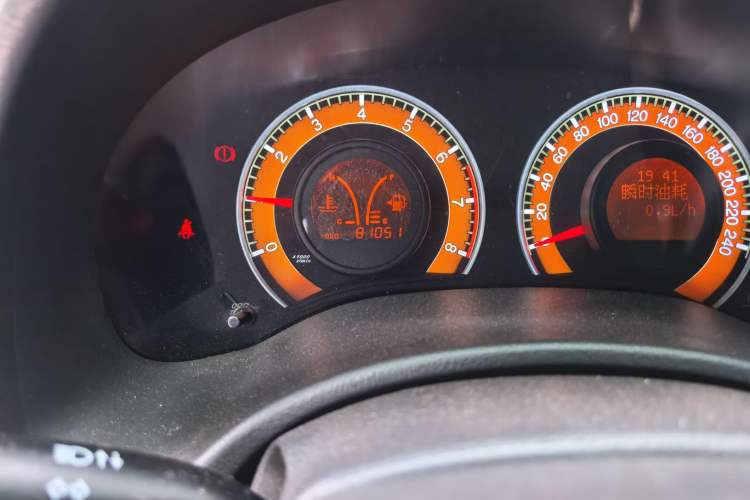 Used BYD L3 2012 1.5L Manual Comfort Edition Odometer Close Up
