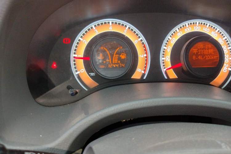 Used BYD L3 2012 1.5L Manual Comfort Edition Odometer Close Up
