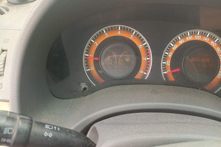 Used BYD L3 2012 1.5L Manual Comfort Edition Odometer Close Up