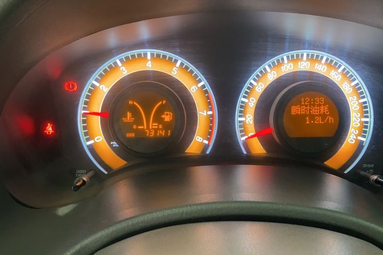 Used BYD L3 2012 1.5L Manual Comfort Edition Odometer Close Up