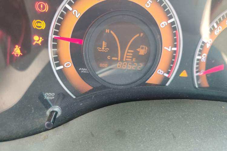 Used BYD L3 2012 1.5L Manual Comfort Edition Odometer Close Up