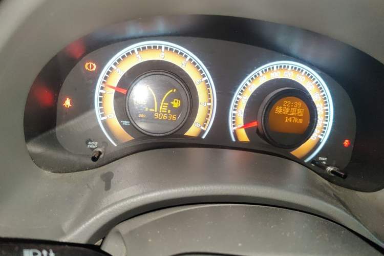 Used BYD L3 2012 1.5L Manual Comfort Edition Odometer Close Up