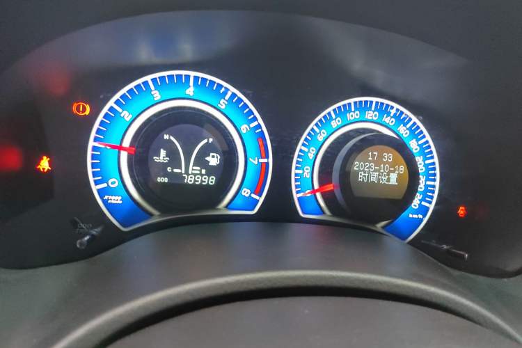Used BYD L3 2012 1.5L Manual Luxury Version Odometer Close Up