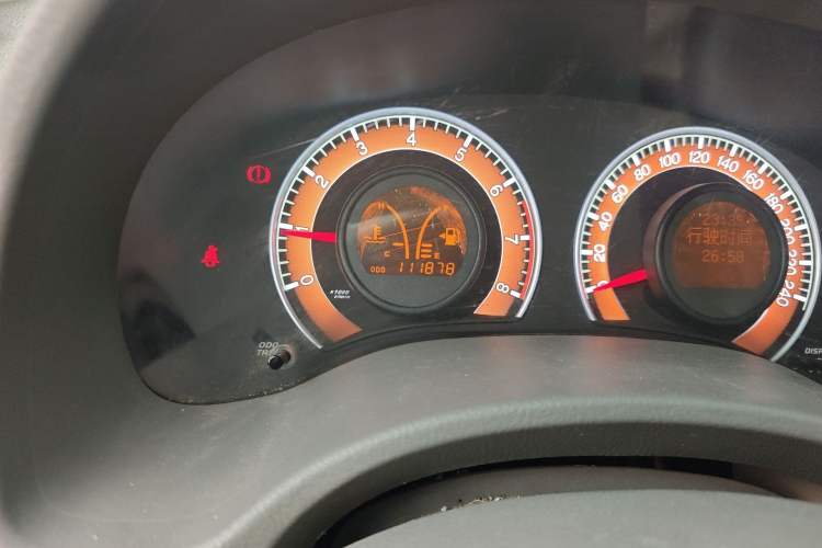 Used BYD L3 2012 1.5L Manual Comfort Edition Odometer Close Up