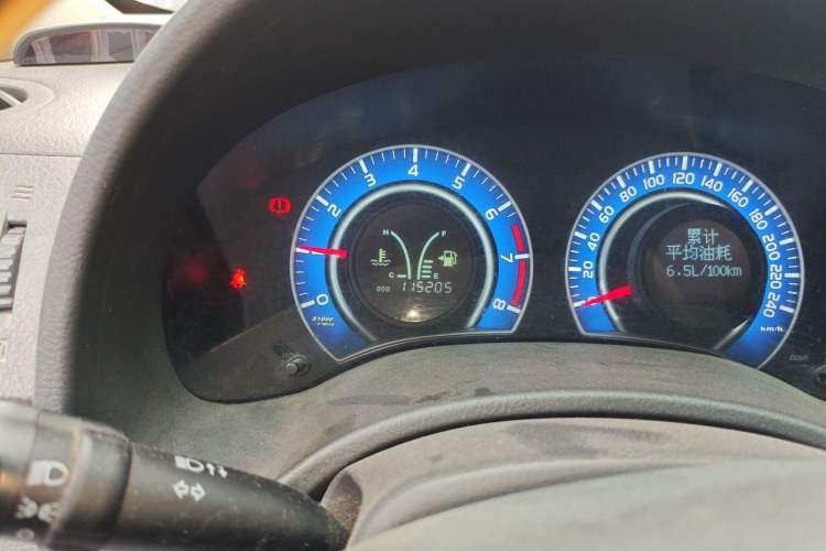 Used BYD L3 2012 1.5L Manual Comfort Edition Odometer Close Up