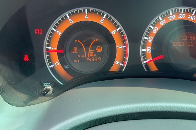 Used BYD L3 2012 1.5L Manual Comfort Edition Odometer Close Up