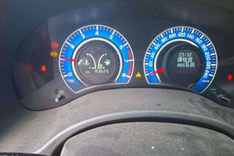 Used BYD L3 2012 1.5L Manual Comfort Edition Odometer Close Up