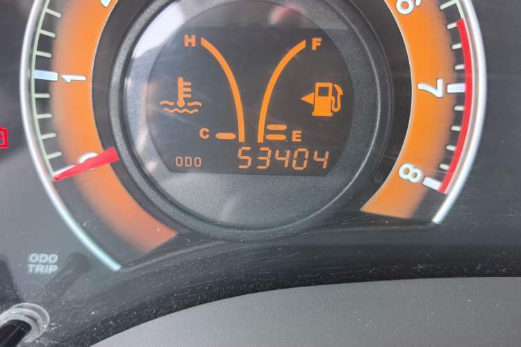 Used BYD L3 2012 1.5L Manual Comfort Edition Odometer Close Up