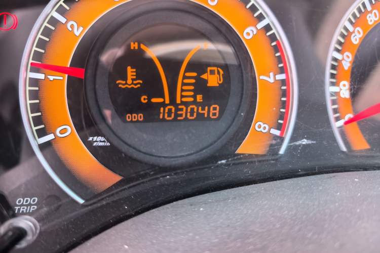 Used BYD L3 2012 1.5L Manual Comfort Edition Odometer Close Up