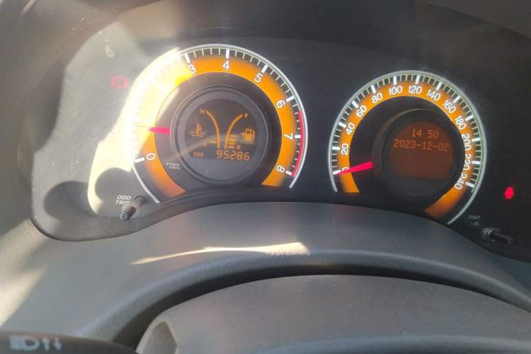 Used BYD L3 2012 1.5L Manual Comfort Edition Odometer Close Up