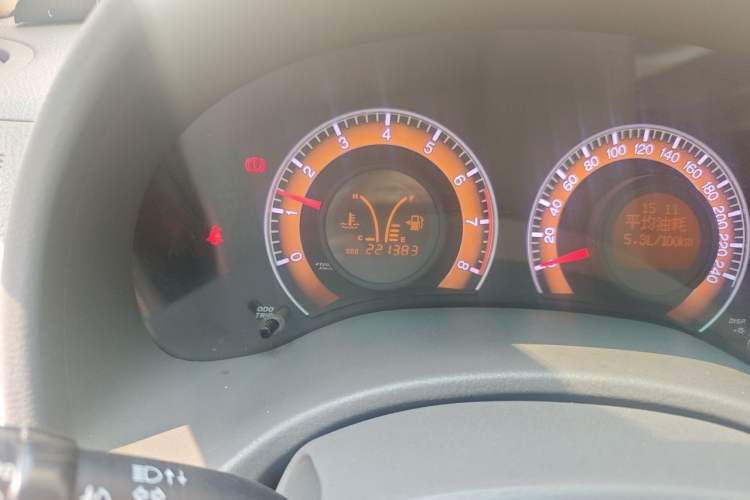 Used BYD L3 2012 1.5L Manual Comfort Edition Odometer Close Up