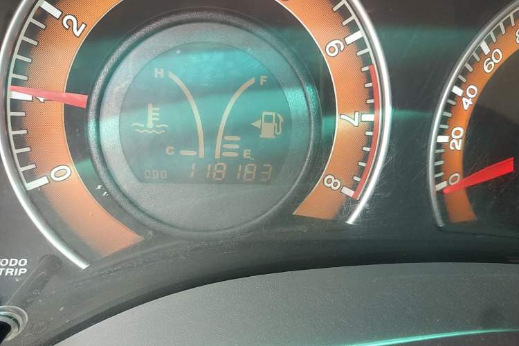 Used BYD L3 2012 1.5L Manual Comfort Edition Odometer Close Up