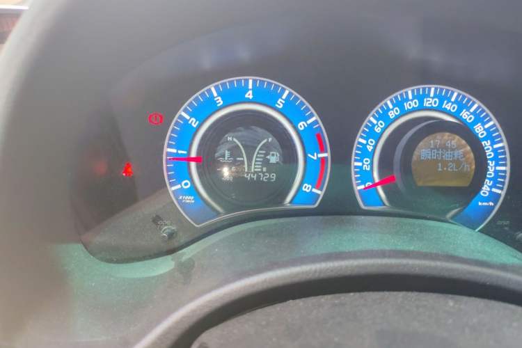 Used BYD L3 2012 1.5L Manual Comfort Edition Odometer Close Up