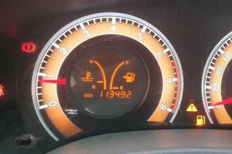 Used BYD L3 2012 1.5L Manual Comfort Edition Odometer Close Up