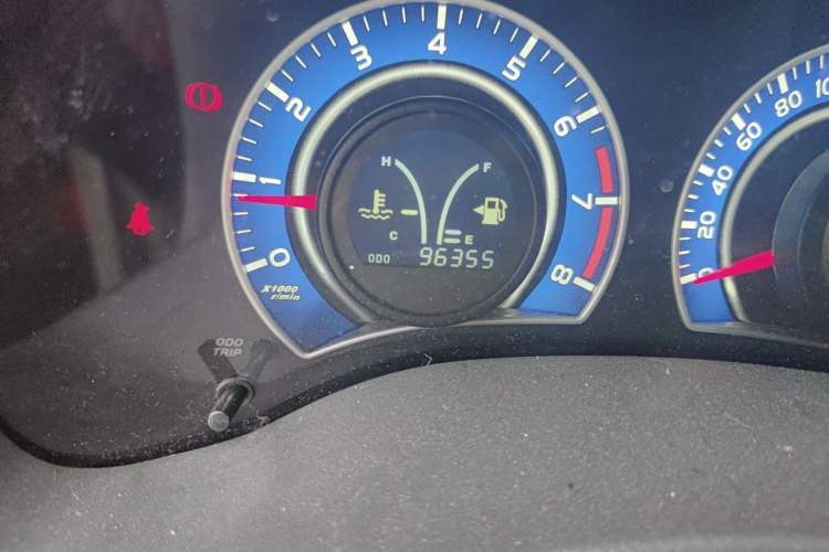 Used BYD L3 2012 1.5L Manual Comfort Edition Odometer Close Up