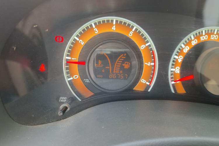 Used BYD L3 2012 1.5L Manual Comfort Edition Odometer Close Up