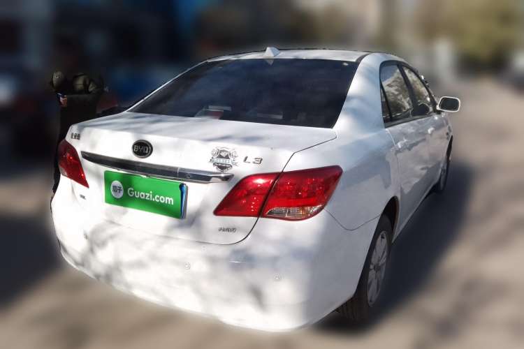 Used BYD L3 2012 1.5L Manual Luxury Version Rear Right 45 Deg